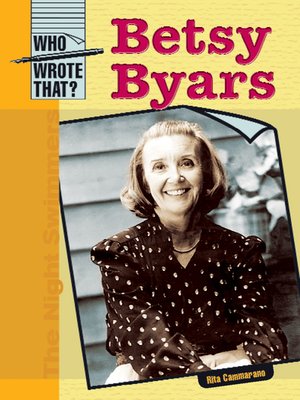 cover image of Betsy Byars